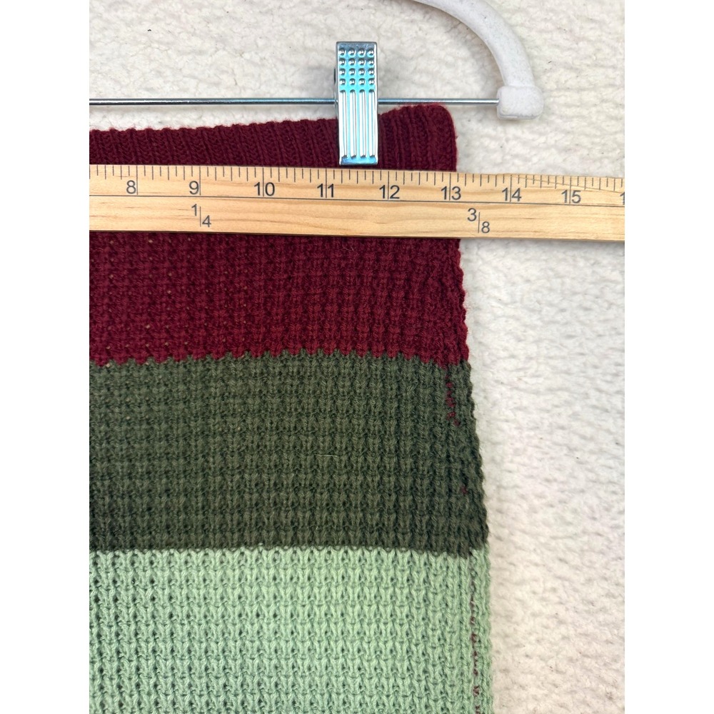 NWT Boho Festival Indie Sleeze Skirt Womens M Striped Grateful Knit Knee Length - Picture 4 of 7